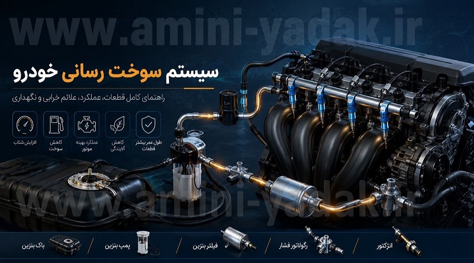 راهنمای کامل و جامع سیستم سوخت‌رسانی خودرو