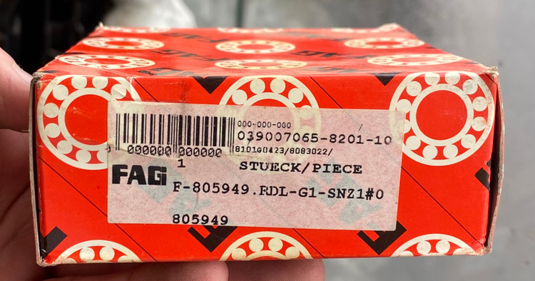 بلبرینگ چرخ جلو پژو FAG اصل