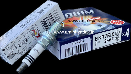 شمع پایه کوتاه سوزنی توربو انجیکا کد ۷ اورجینال ژاپن – BKR7EIX Iridium IX