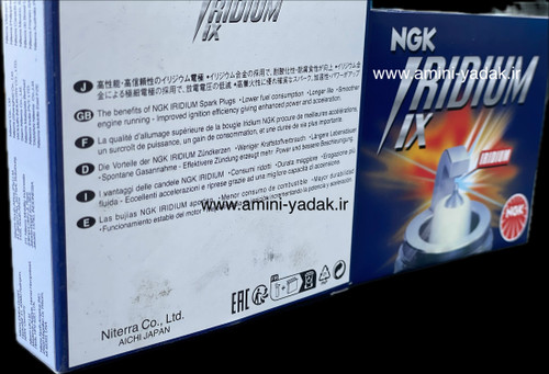بستهبندی شمع NGK LFR7AIX ایریدیوم پایه بلند – مناسب موتور توربو هایما 7X، اصل ژاپن