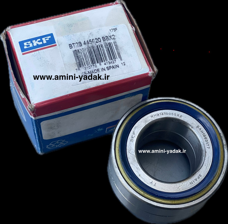 نمای بستهبندی بلبرینگ: «بلبرینگ چرخ جلو یکتکه SKF اسپانیا – بستهبندی اورجینال و ساخت با کیفیت اروپا