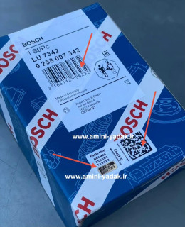 سنسور اکسیژن ME17 سوکت طوسی و مشکی BOSCH(بوش) به شرط اصلی یکسال گارانتی
