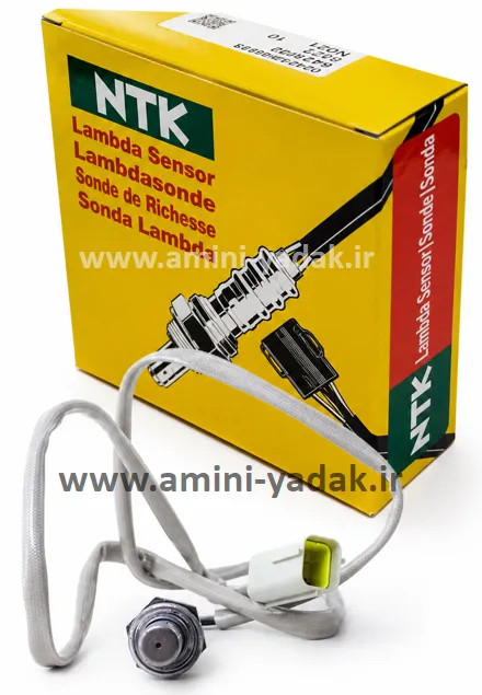 تصویر سنسور اکسیژن ssat سیم طوسی NTK